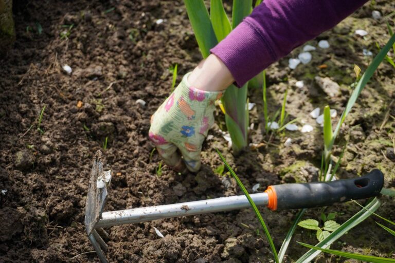 Prestige Lawns Gardening Pulling Out Weeds